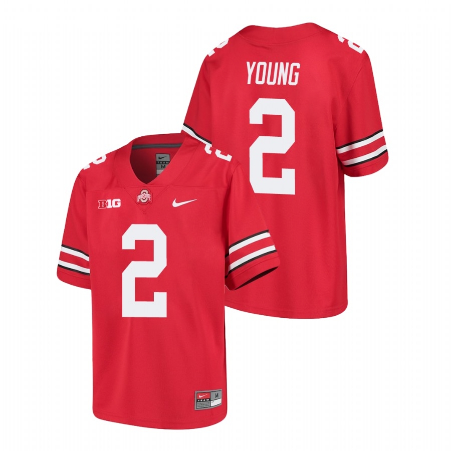 Ohio State Buckeyes Youth NCAA Chase Young #2 Scarlet College Football Jersey NLY7049NZ